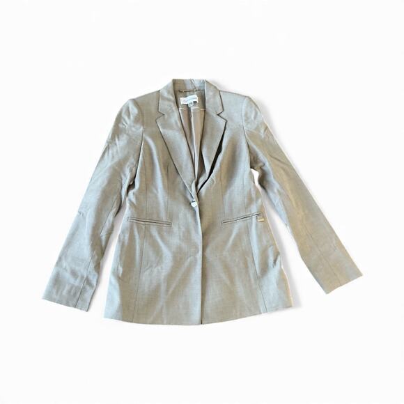 Calvin Klein women's blazer | Light Gray 2P - Picture 1 of 8